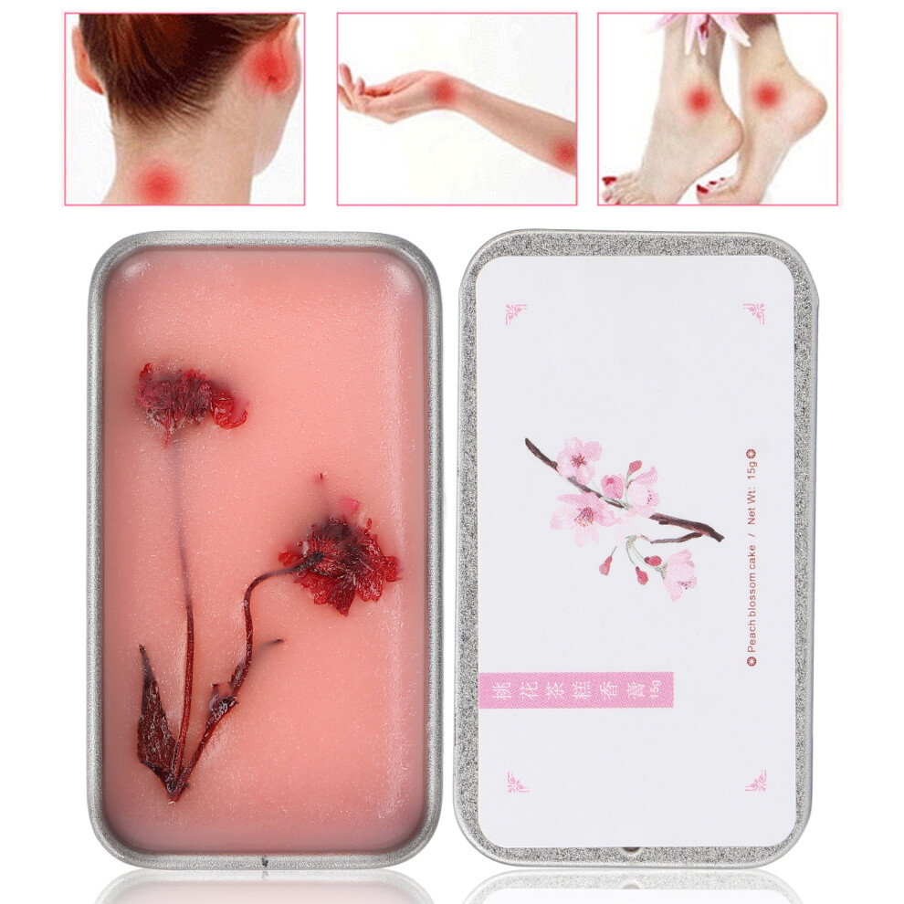 Peach/White Solid Perfume Balm 15G Blossom Tea Elegant & Portable