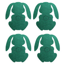 Hoogwaardige vilten zakjes voor feestdecoratie, opbergzakjes, paashaas-bestekzakjes, non-woven stoffen tafelkleden voor feestelijke gelegenheden