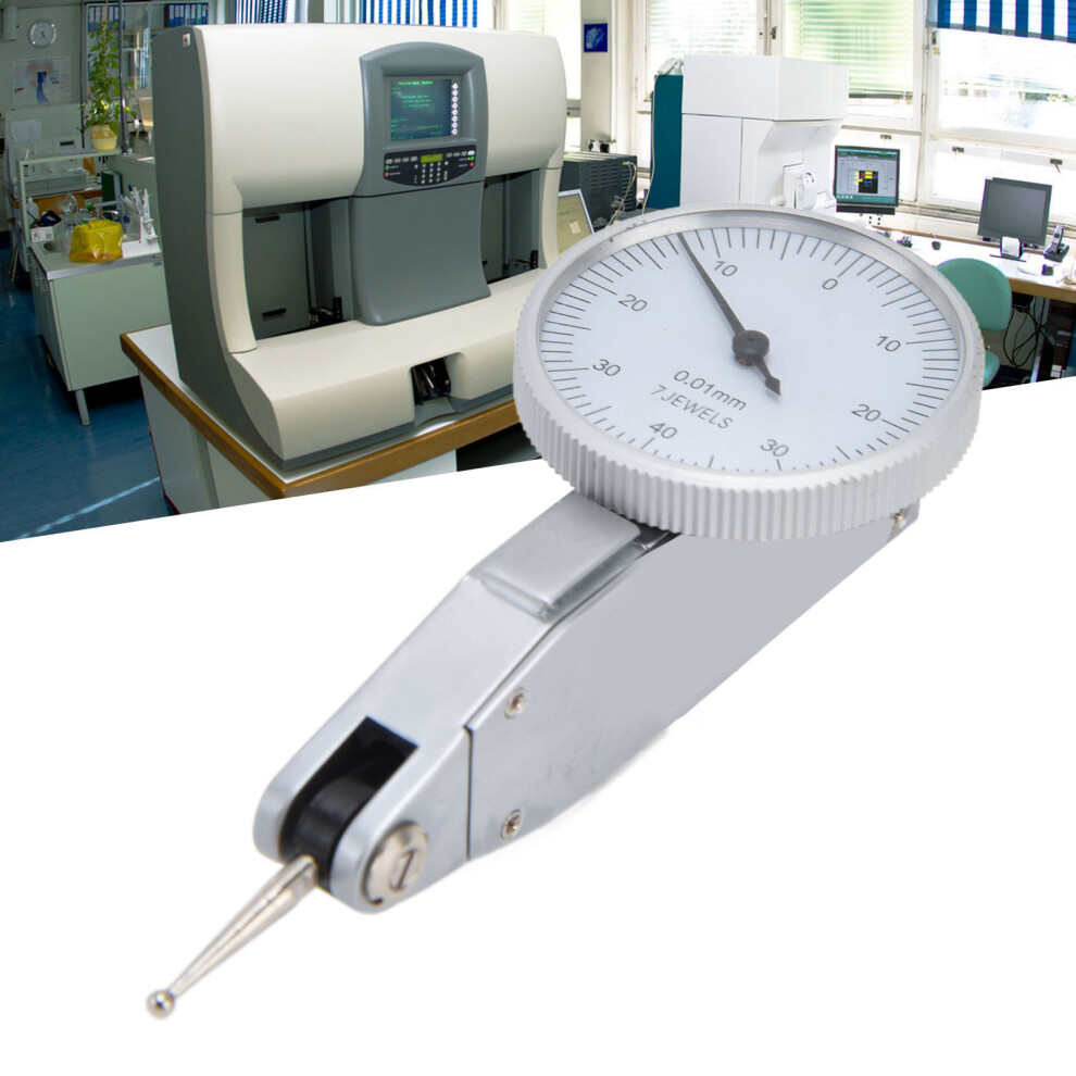 High Accuracy Steel Dial Indicator, 0Â0.8Mm, 0.01Mm Graduation 8771376477261