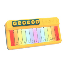 Educatief muziekapparaat met wisselend lichtdisplay en-Geel