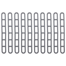10Pcs Plastic Tie Down Strap Camping Tent Rope Buckle Adjustable