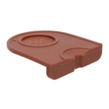 Silicone-Kaffeetampermatte 12,5x14cm Rutschfest Braun