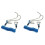 2X Double  Dive  Rafting Hook Stainless Steel  Hook Spiral Coil Spring Cord Dive Safety Accessory - 1