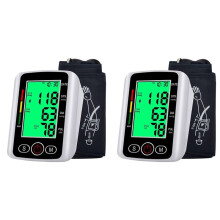 2X Automatic Upper Arm Digital Blood Pressure Monitor Pulse Rate Monitoring Machine,2X99 Reading Memory, Bp Monitor