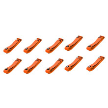 10X Heart Rate Belt Chest Strap for Coospo Polar Wahoo Mount Heart Rate Sensor Monitor Elastic Soft Strap Orange