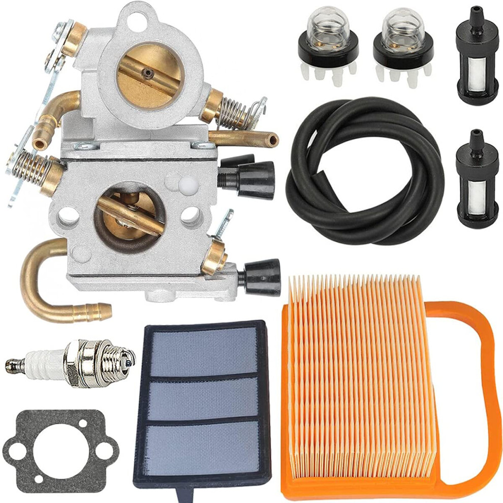Concrete Cut Off Saw Carburetor Kit With Air Filter Fuel Line Spark Plug For Stihl Ts420 Ts410 9771547437772