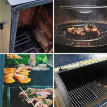 BBQ Smoker Gasket Self Stick Grill Tape High Temp Grill Seal Self Stick Gasket 10 Pack