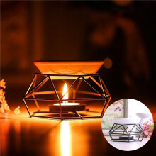 3X Delicato Romantico Candelabro nel Ceramica Portacandele Bruciatore un Nafta Diffusore di Aromi Forno Decorazione Della Casa Design Elegante