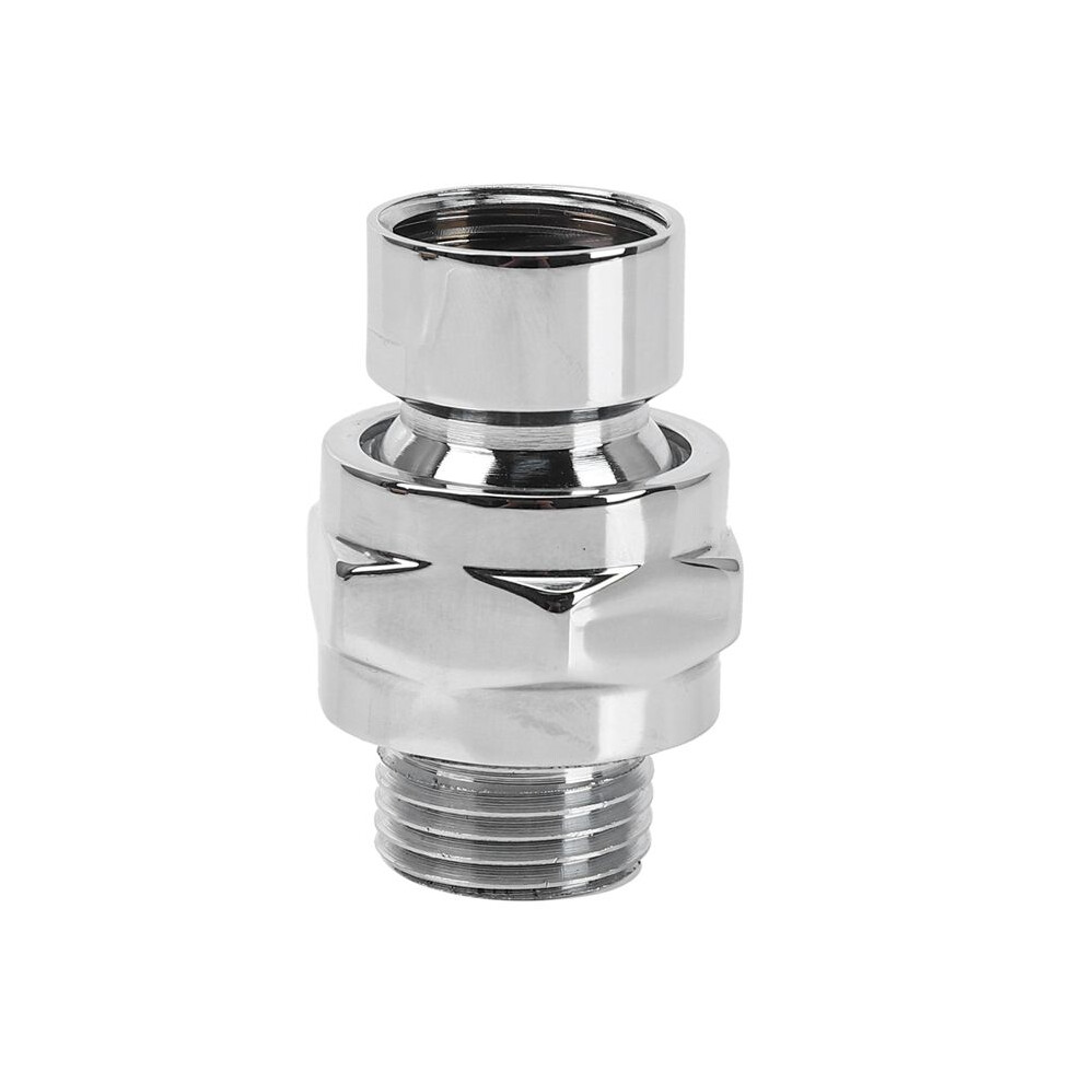 Semoic 5X Brass Chrome Joint Shower Arm Angle Adjustable Swivel Adapter