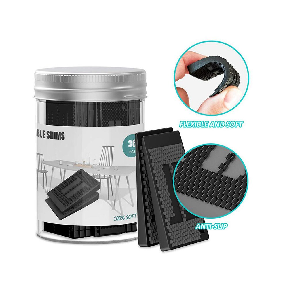 Plastic Shims For Leveling - 144 Piece Jar, Strong And Durable Table Wedges, Diy Levelers For Furniture, Table, Chair 4712145352574