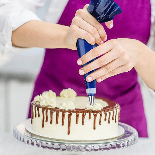 100 PçS Saco de Confeitar DescartáVel Extra  21 Polegadas DecoraçãO de Bolo Glacê Creme de Confeiteiro DecoraçãO de Sobremesa Saco de Confeitar 1