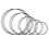 20 Pcs  Metal Rings Set, 5 Sizes for Wreath Making, Dream Catchers & DIY Decorations 2