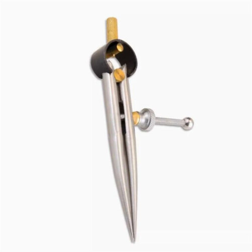 0-75mm Steel Leather Compass Set Adjustable Wing Divider for Drafting Woodworking Metalworking