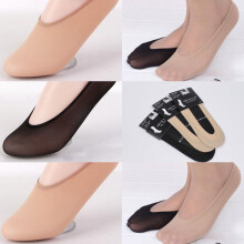 Silky Summer Socks Non-Slip Low-Cut for Women 10 Pairs