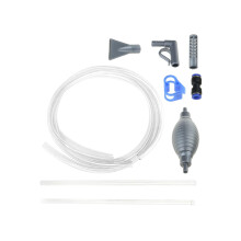 Kit de changement d'eau par siphon pour aquarium, comprenant un tuyau, un aspirateur pour petits graviers et un aspirateur pour aquariums Ă betta.