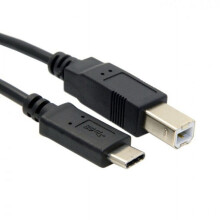 Câble de données CY USB-C USB 3.1 Type C mâle vers USB 2.0B Type mâle pour téléphones portables, Mac et ordinateurs portables