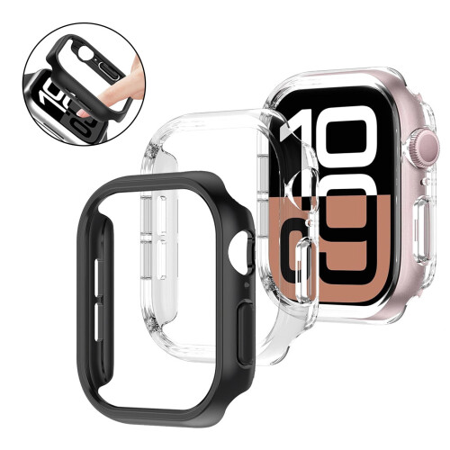 Προστατευτική θήκη οθόνης Apple Watch Series11/10 46mm, μαύρη