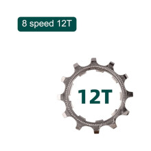 Landsvägs-mountainbikekassett Cog8Speed12T Frihjulsdel Smala och breda kuggar för förbättrad kedja Stålcykelkomponent