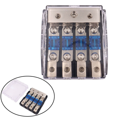 Mini ANL-bladzekeringhouder, 4-weg auto-audio-voedingsblok