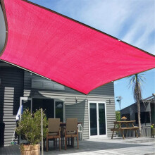 Pare-soleil, auvent extérieur pour piscine - Protection solaire à 95 % - Blocage solaire rectangulaire pour terrasse, jardin et espaces extérieurs