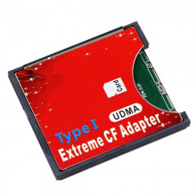 Adaptér CY SD SDHC SDXC na vysokorýchlostnú extrémne kompaktnú flash pamäť CF typu I pre 16/32/64/128 GB