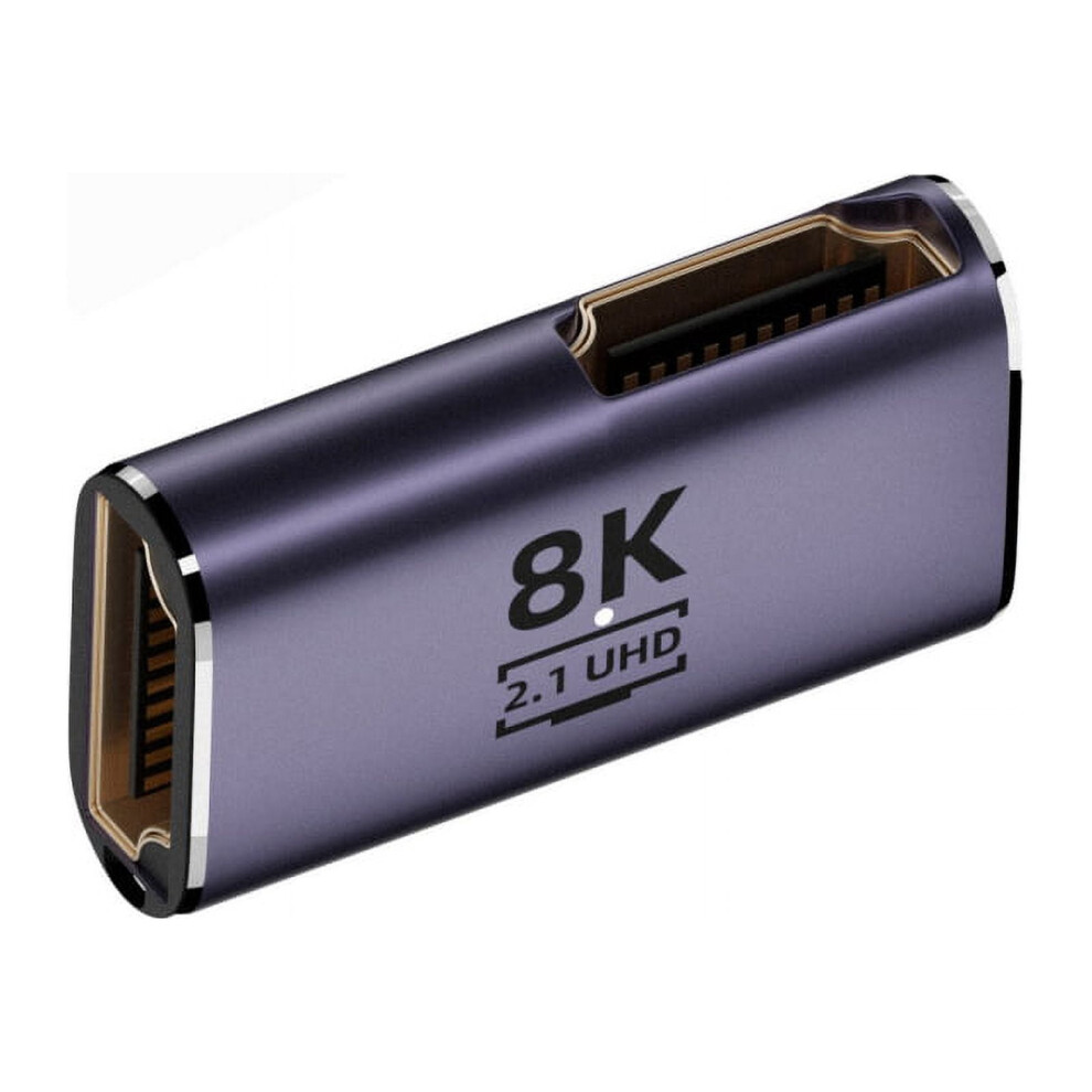 Female To Hdmi 2.1 Female 90 Degree Angled Uhd Extension Converter Adapter Support 8K 60Hz Hdtv Gold 9365509023693