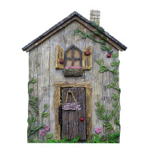 Lichtgevende feeëndeur en -raam voor bomen – Tuindecoratie, kinderkamer- en wanddecoratie | Miniatuur feeëntuinaccessoires