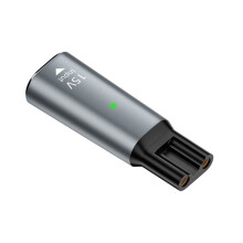 Adaptor de alimentare pentru aparat de ras de tip C, compatibil cu Philips, conector convertor de încărcare pentru aparat de ras electric din aliaj