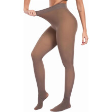 Fleecegevoerde winterpanty voor dames, thermisch, ondoorzichtig