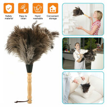 Plumeau en plumes d'autruche, collecteur de poussière durable de 33 cm