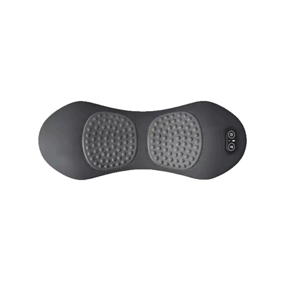 Back Massager Heat Vibration for Back Pain Relief Herniated Disc Stretch Support Traction Lower Back Massage Pillow