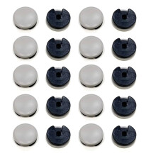 20 St. Joystickknappskydd för 3DS. Ersättningsskydd för 3D-Analogspak, Tumplatta för Konsolkontroller.