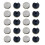 20pcs Joystick Button Cap for  3DS Replacement 3D Analog Stick Thumb Pad Cover for Console Controllers 1
