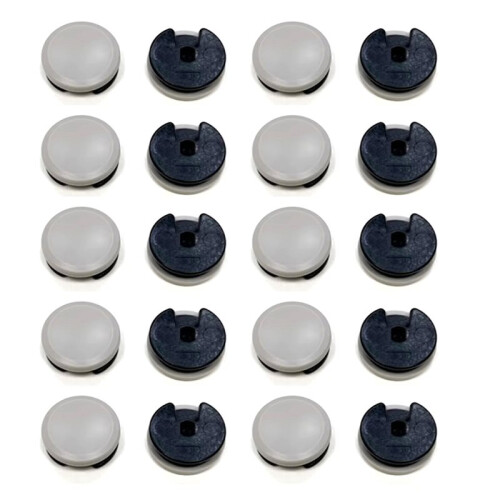 20pcs Joystick Button Cap for  3DS Replacement 3D Analog Stick Thumb Pad Cover for Console Controllers