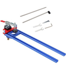 Punching Installation Jig for Drawer Slide Rail - Adjustable Woodworking Cabinet Hidden Rail Drilling with Extension Rod