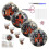 4-Pack Halloween Castle Embroidery Kit for Beginners: Fall Pumpkin and Black Tree Bat -Stitch Kit 1