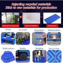 Plastic Pallets Breathable Waterproof,Grid Ventilation Pallet, Indoor & Outdoor Storage Grid Pad, Easy to Stack for Etc