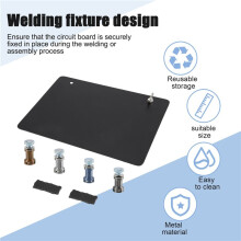 Universal PCB Holder Fixture - Soldering Platform with Magnetic Pins, for Circuit Board Assembly & Repair