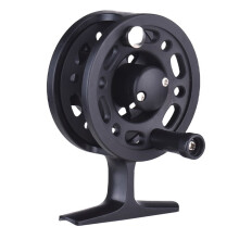 Fly Fishing Reel Front Fishing Wheel Plastic Ice Fishing Reel for Freshwater Saltwater Plastic 6cm Diameter