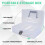 Bead Organizer Box with Handle, 24 Pcs Rectangle Storage Plastic Cases,  Clear Bead Storage Containers Boxes 5