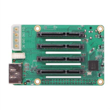 Radxa Penta HAT, HAT voor Maximaal 5 -Schijven voor Raspberry Pi 5 en Rock Pi SBC'S, -NAS-Servers en Single-Board Computers