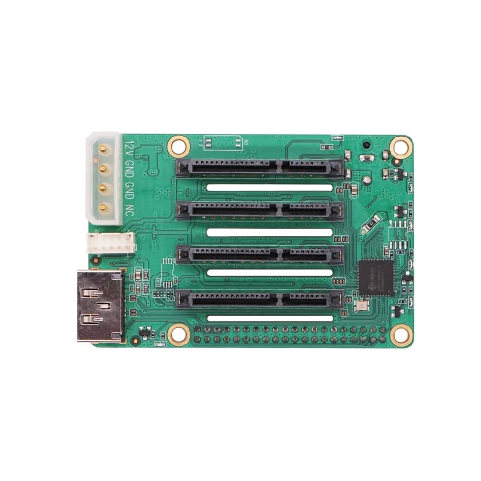 Radxa Penta Hat, To 5X Disks Hat For Raspberry Pi 5 And Rock Pi Sbcs, Nas Server, Single Board Computer 6032819438051