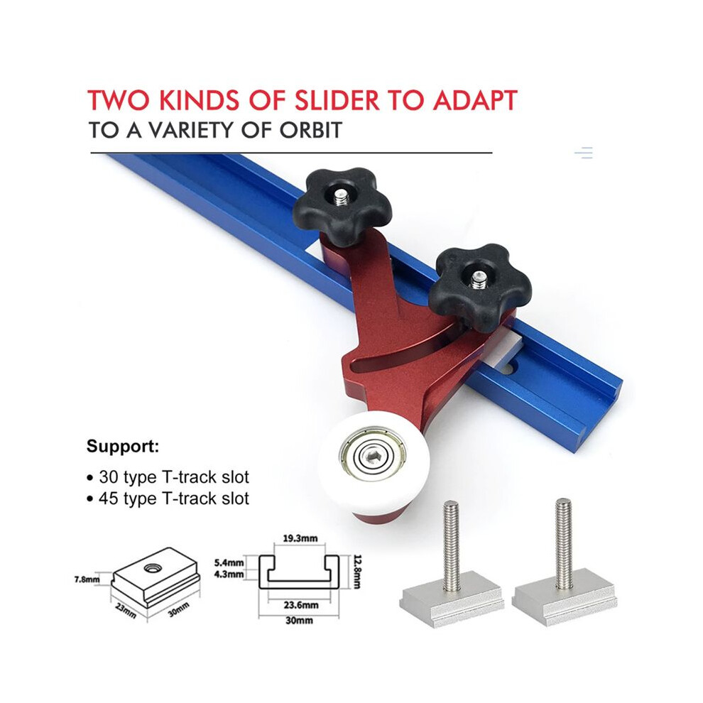 Woodworking Multi-Purpose Loc Boards One Way Bearing Roller Feeder Safety Pushing Tools Table Saw Pressing Feeder Guider 4713090328263