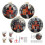 4-Pack Halloween Castle Embroidery Kit for Beginners: Fall Pumpkin and Black Tree Bat -Stitch Kit 8
