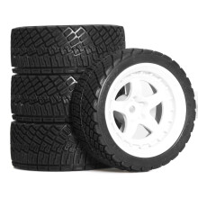 RC Drift Wheels 68mm Set for 1/10 Touring Cars Compatible with Tamiya TT01 TT02 XV01 XV02 Ready to Install