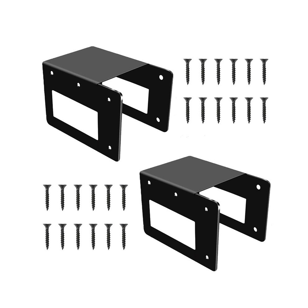2Pcs Adjustable Firewood Racks Heavy Duty Log Storage Solution Bracket Kits Indoor And Outdoor Use 4714086853776
