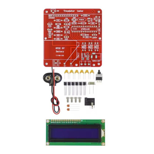 M8 Transistor Tester Multimeter Resistance Capacitance Triode Inductance Meter DIY Welding Assembly Kit 2