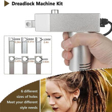 Automatische Dreadlock-Maschine – Tragbarer Elektrischer Haarflechter, Geeignet für Echt- und Kunsthaar (6–16 Mm), US-Stecker