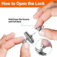 12Pairs Magnetic Curtain Clips with Self-Adhesive Patch - Secure Closure Use in Bedrooms, Offices, and Showers