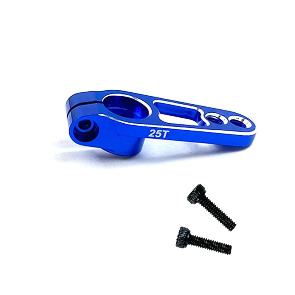 25T Aluminum Servo Horn With M3 Clamp For Futaba Savox Rc Cars Steering Upgrade Blue 9771547439769